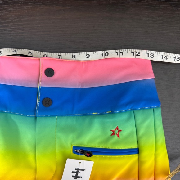 Perfect Moment Pants Womens XS Aurora High Waist Flare Ombre Rainbow Ski Snow - Picture 13 of 14
